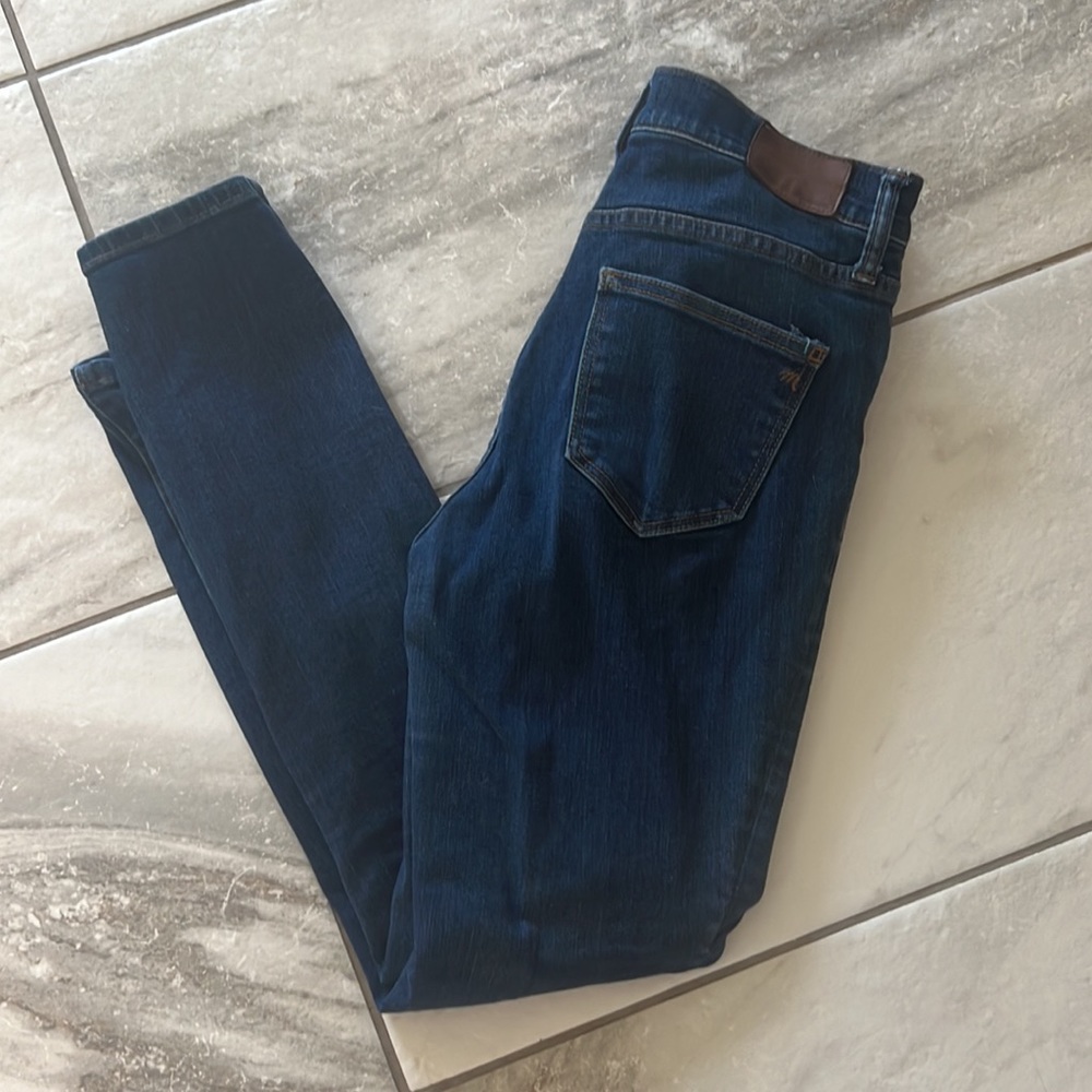 Madewell high riser skinny